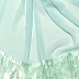 Feather hijabs in chiffon fabric - Light green Feather hijabs in chiffon fabric - Light green